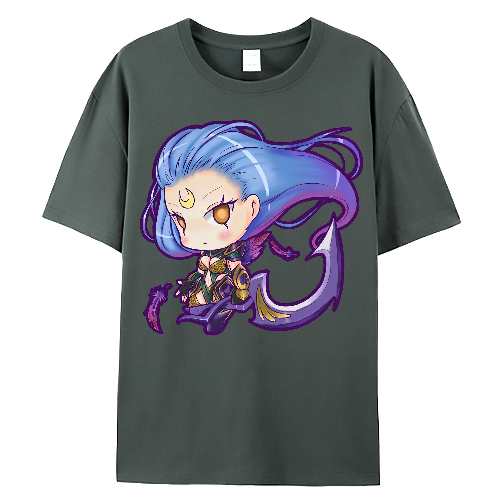 （画像用） リーグ・オブ・レジェンド League of Legends LOL 綿100％ メンズ半袖Tシャツ｜肌触りやわらか＆通気性
